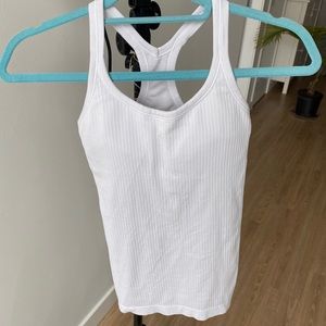 Lululemon White Ebb to Street Tank Top Size 4
